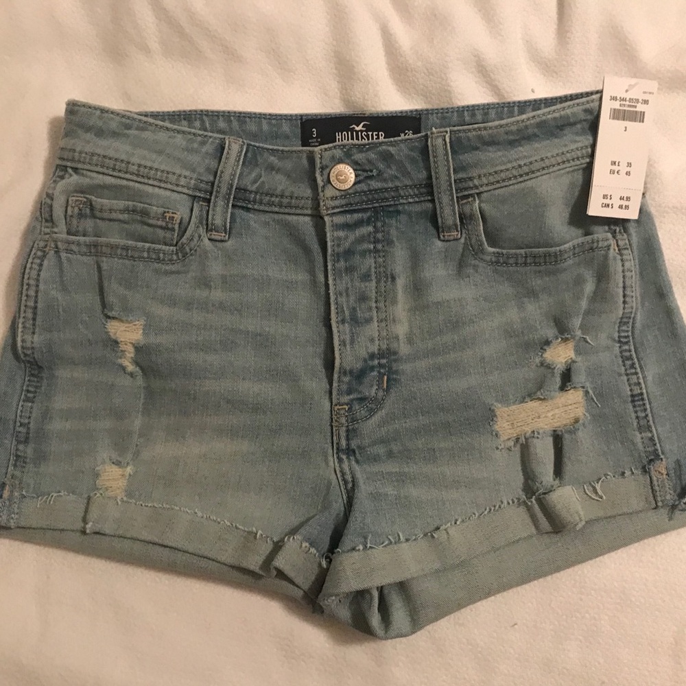 Abercrombie high rise shorts